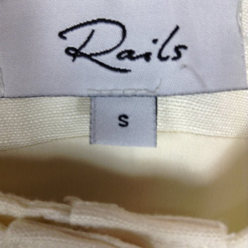 Rails Ivory Freya Front Button Midi Skirt - image 4